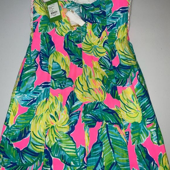Lilly Pulitzer Brynn Strapless Dress Pink Sunset $228 Size 0 - Picture 12 of 15